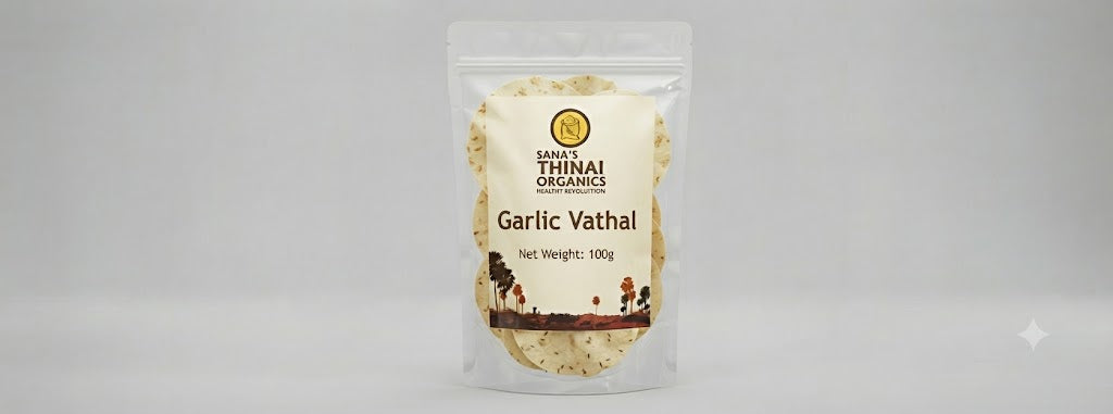 Thinai'S Garlic Vathal (100G)