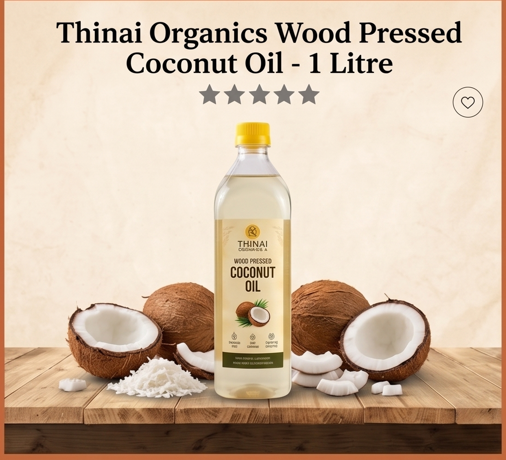 Groundnut Oil 1l + Coconut 1/2l