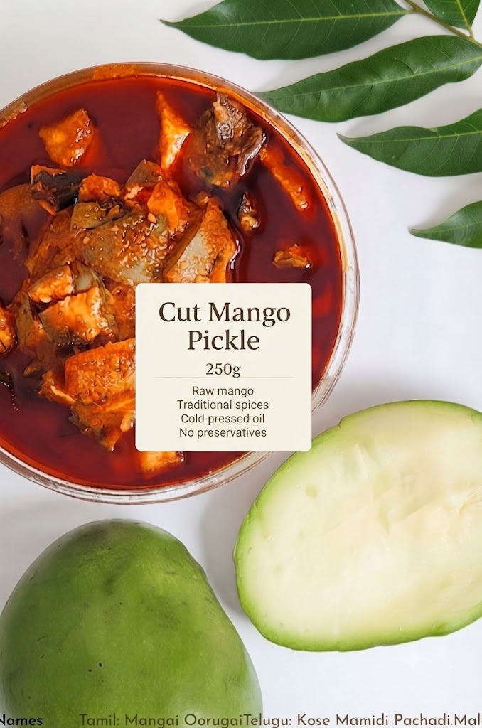 Cut Mango Pickles (250Gm)