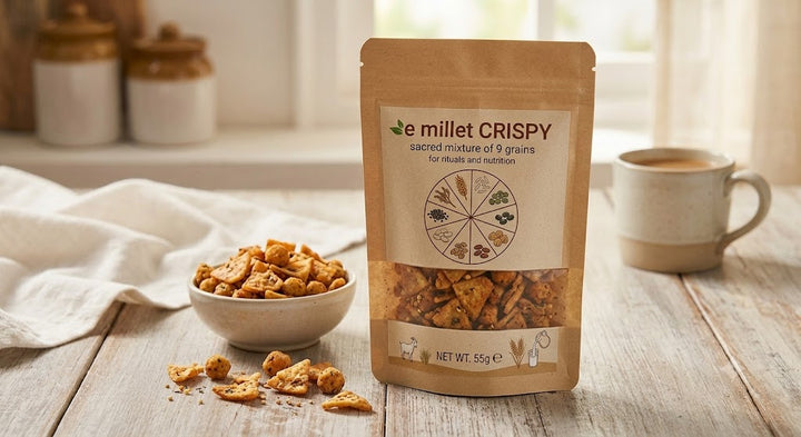 E-Millet Crispy Cheese Mint (55g)