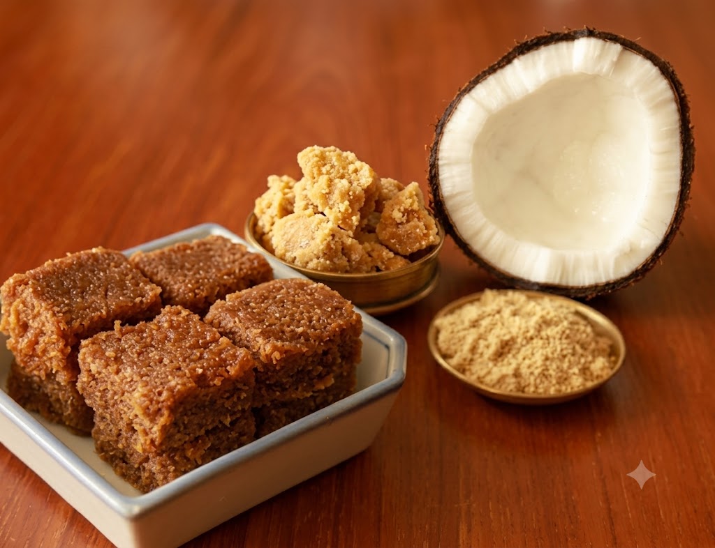 Gud Fudbox Coconut And Jaggery Burfi(180g)