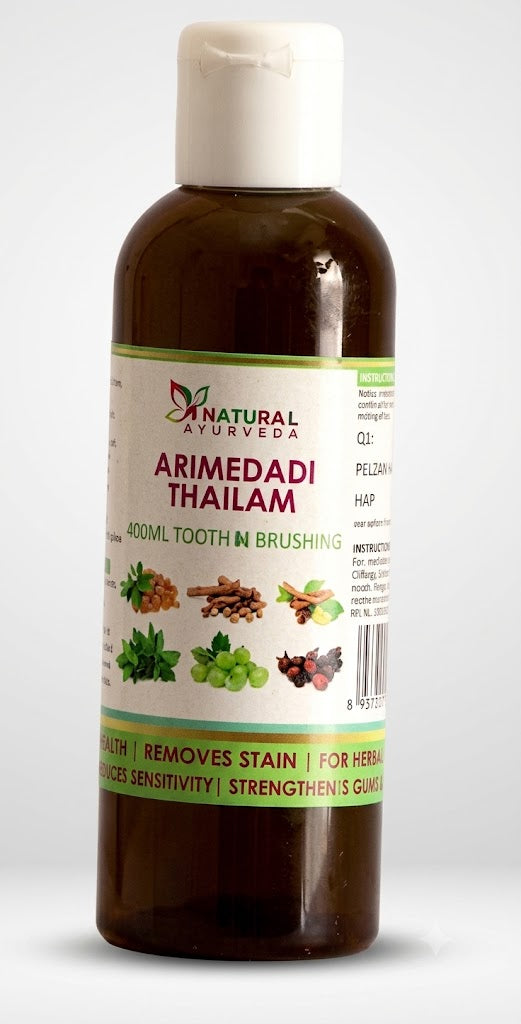 Natural Ayurvedha Arimedadi Thailam Herbal Tooth Brushing Oil (100Ml)