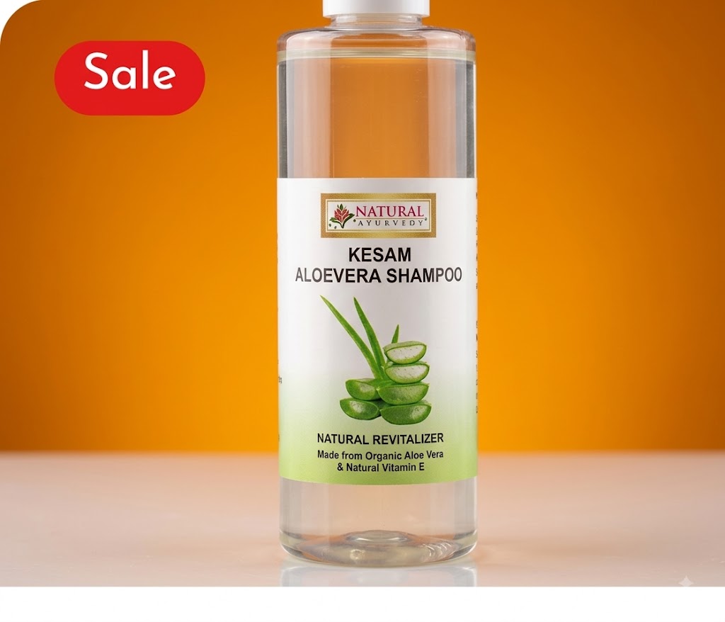 Natural Ayurveda Kesam Alovera Shampoo (200Ml)