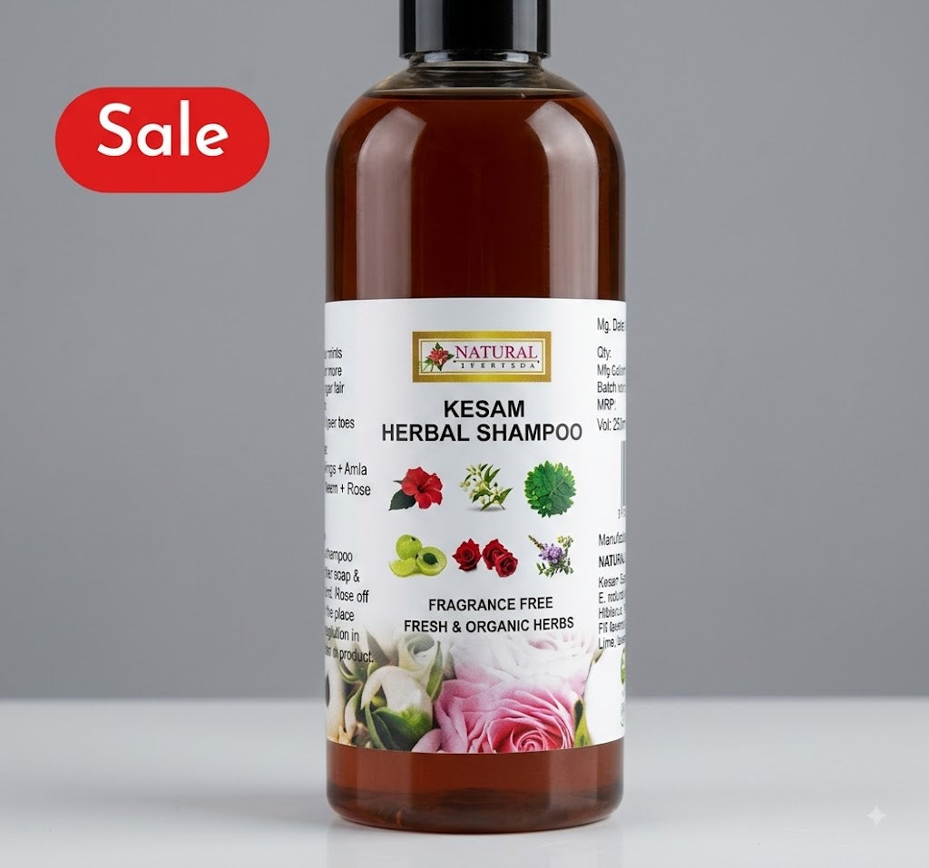 Natural Ayurveda Kesam Herbal Shampoo (200Ml)