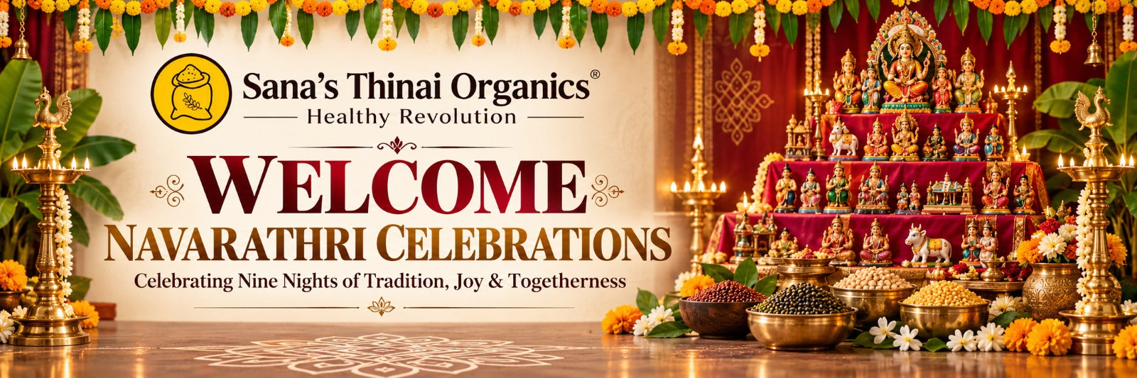 Sana's Thinai Organics Navarathri Celebrations