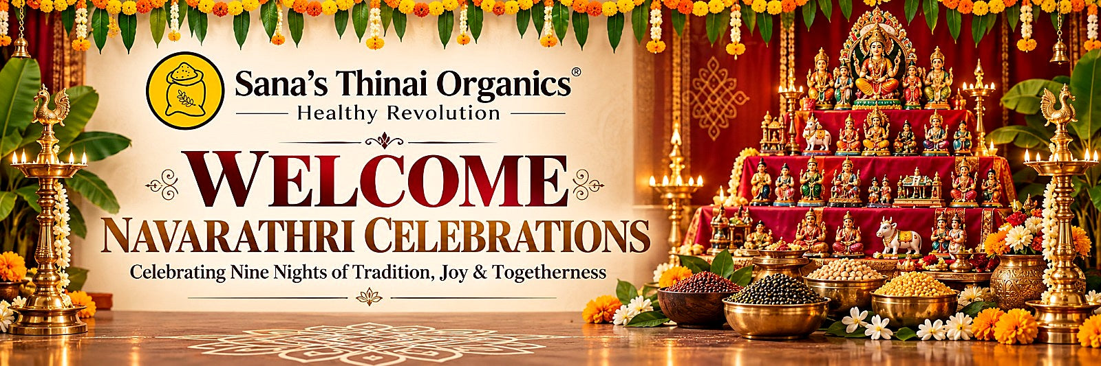 Sana's Thinai Organics Navarathri Celebrations