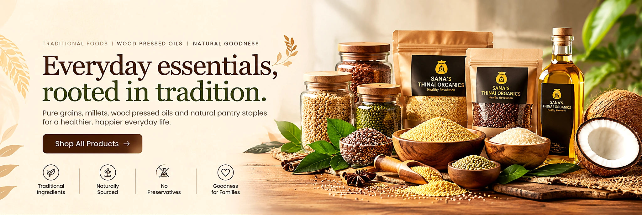 Thinai Organics everyday essentials rooted in tradition