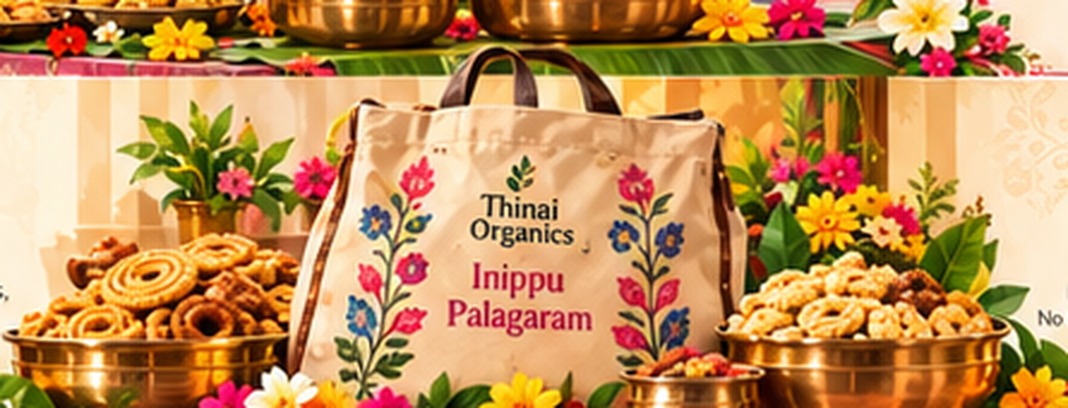 Inippu Palagaram festive bag and snacks