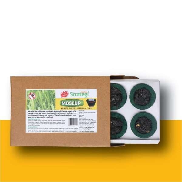 Strategi Herbal Instant Sambrani Cups 6 Piece