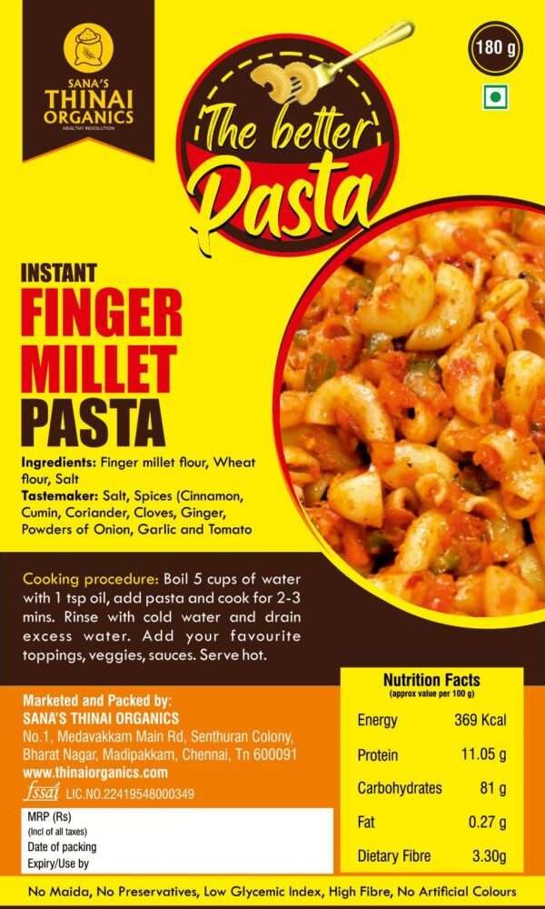 Thinai's Better Pasta - Finder Millet Flavour