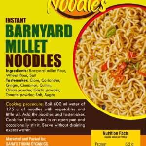 Thinai's Better Noodles - Barnyard Millet Flavour