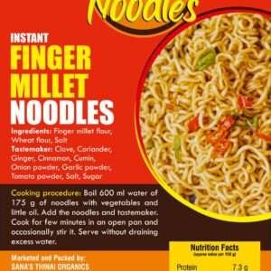 Thinai's Better Noodles - Finger Millet Flavour