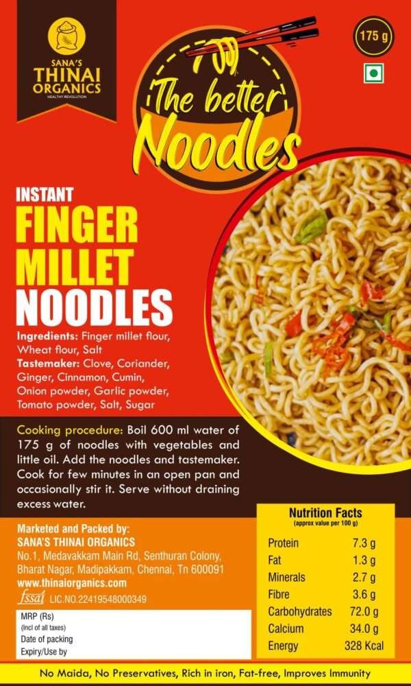 Thinai's Better Noodles - Finger Millet Flavour