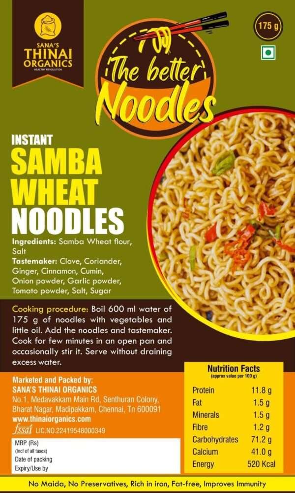 Thinai's Better Noodles - Samba Wheat Flavour